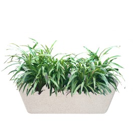 Jardinière rectangulaire en béton GABY