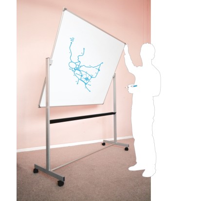 Tableau rotatif émaillé  blanc