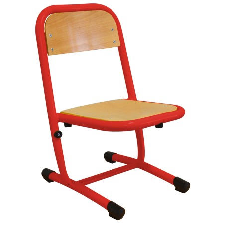 Chaise NOA appui sur table. Assise et dossier encastrés. Hêtre naturel