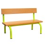 Banc Maternelle dossier 2 lames