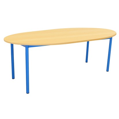 150x90 cm - Table scolaire ovale Noa