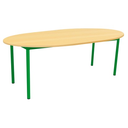150x90 cm - Table scolaire ovale Noa
