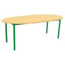 150x90 cm - Table scolaire ovale Noa