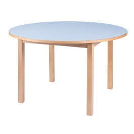 Ø120 cm - Table ronde scolaire en bois Louane