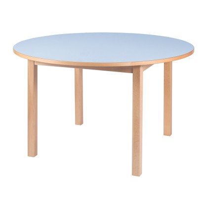 Ø120 cm - Table ronde scolaire en bois Louane