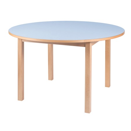 Ø120 cm - Table ronde scolaire en bois Louane