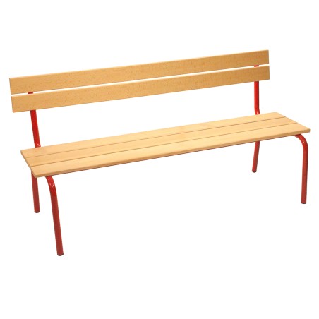 Banc MARTA avec dossier - 120 cm