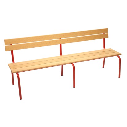 Banc MARTA avec dossier - 120 cm