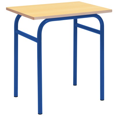 70x50 cm - Table scolaire monoplace 4 pieds VICKY