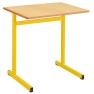 70x50 cm - Table scolaire à dégagement latéral LUIS