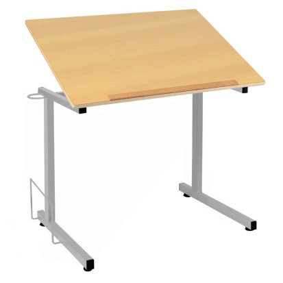 100x65 cm - Table scolaire à dessin fixe