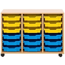 MEUBLE CARL 3 COLONNES - 18 BACS B1