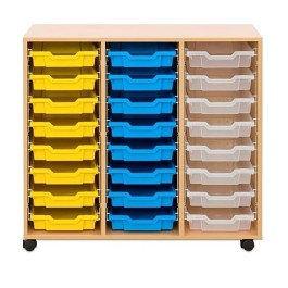 MEUBLE CARL 3 COLONNES - 24 BACS B1