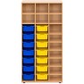 MEUBLE CARL 3 COLONNES - 14 BACS B2 + 9 TABLETTES