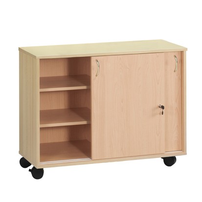 Armoire scolaire - 2 portes coulissantes