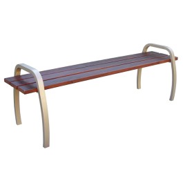 Banquette INTERLUDE 180cm bois et pieds acier