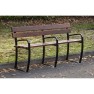 Banc CONFIDENCE Confort Senior 3 accoudoirs bois et pieds acier