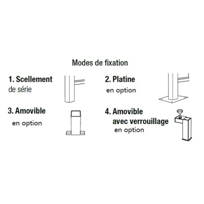 Barrière de ville en acier VAUBAN