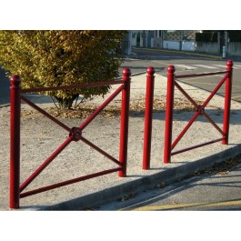 Barrière de ville en acier DELORME 154cm