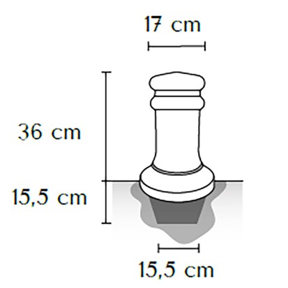 Borne NEPTUNE 36cm