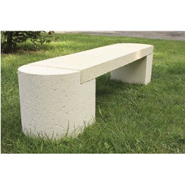 Banquette NEUCHATEL 200cm en béton