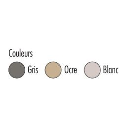 Banquette PALMYRE en plastique 100% recyclable