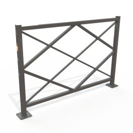 Barrière de ville en acier LOSANGE
