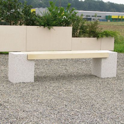 Banquette DOUGLAS 190 cm en béton