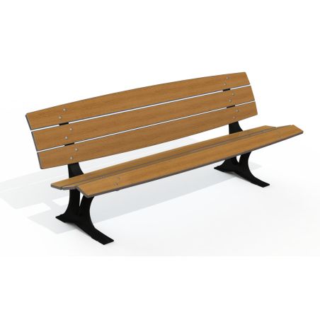 Banc Compact et pied fonte CHINON 180cm