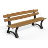 Banc Compact et pied fonte RICHELIEU 180cm