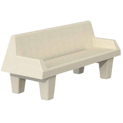 Banc NEW YORK simple 195cm en béton