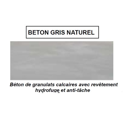 Table de pique-nique en béton RECTANGLE