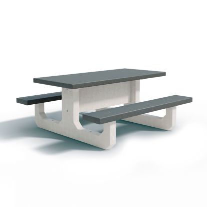 Table de pique-nique en béton RECTANGLE