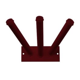 Supports muraux en acier laqué blanc ou couleur- 1, 2 ou 3 places Ø 26 mm