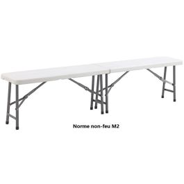 Offre imbattable lot de 10 FESTITABLE + 20 FESTIBANC. Normes Non-feu M3 et M2