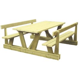 Table de pique-nique en bois CAMPOBELLO