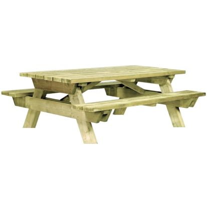 Table de pique-nique en bois BURGIO