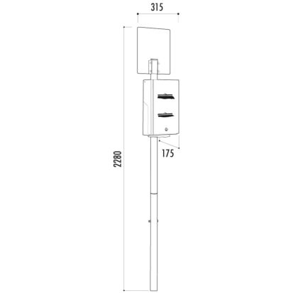 Borne hygiène canine MEDOR double 400 sacs