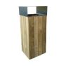 Poubelle Wood City 80 litres