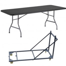 Lot - Tables FESTITABLE Grey Edition® + chariot