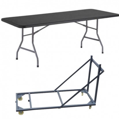 Lot - Tables FESTITABLE Grey Edition® + chariot