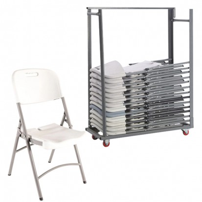 Lot - 24 chaises FESTICHAISE + 1 chariot