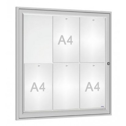 Vitrine intérieure anodisée RÉFÉRENCE Procity