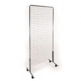 grille exposition mobile avec roulettes chez top equip