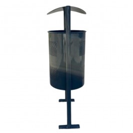 Corbeille ronde avec toit en acier BARCELONA