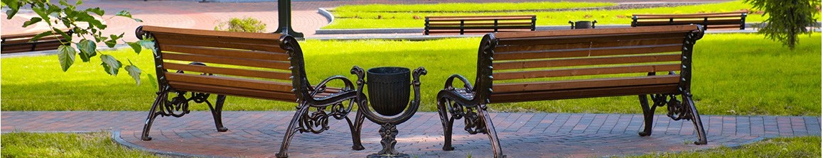 Mobilier urbain, Matériel de collectivités, Bancs de jardin