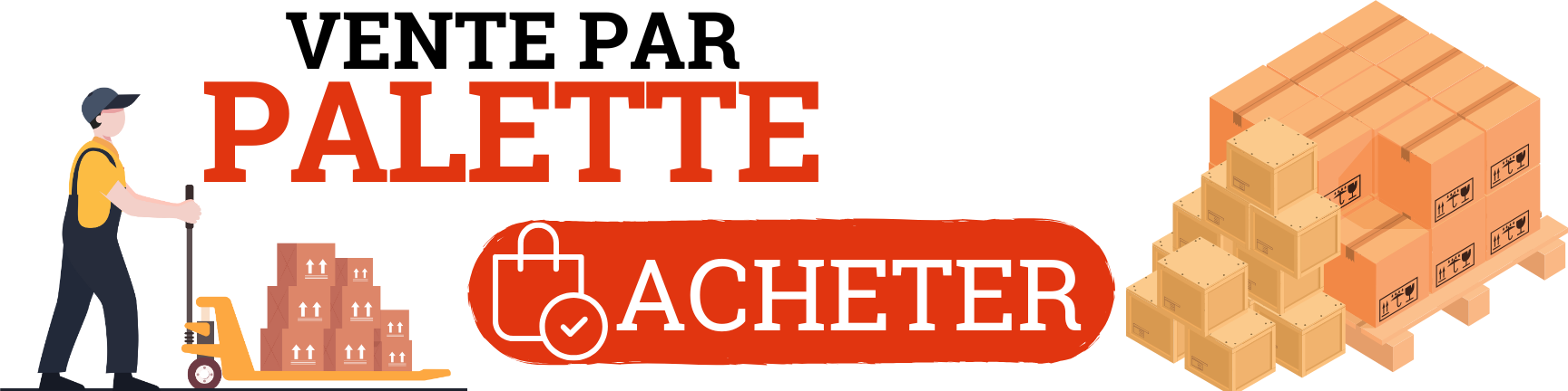 vente à la palette top equip