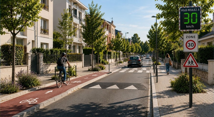Aménagement de voirie : mieux partager l'espace entre piétons, vélos et voitures